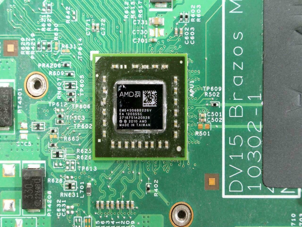 LOT x 5 Dell Inspiron M5040 Laptop Motherboard AMD E450 CPU DV15 Brazos XP35R