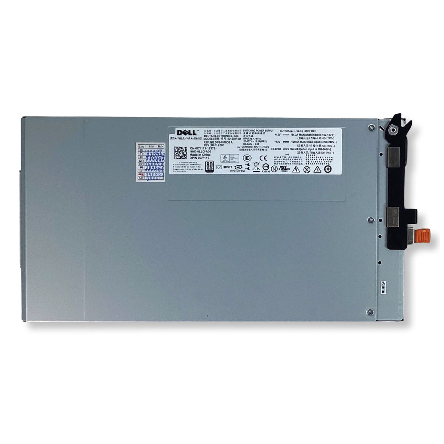Dell 1570-Watts PowerEdge R900 D1570P-S1 Redundant Power Supply CY119 0CY119