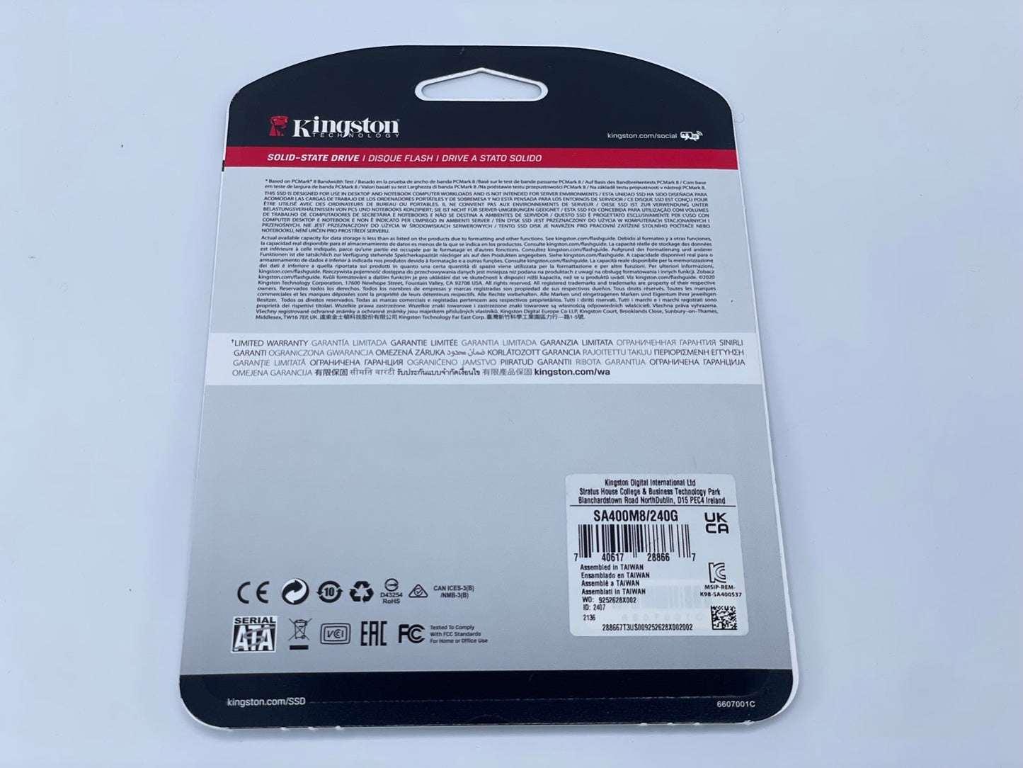 NEW!!! Kingston SA400M8/240G A400 240G SATA M.2 2280 Internal SSD