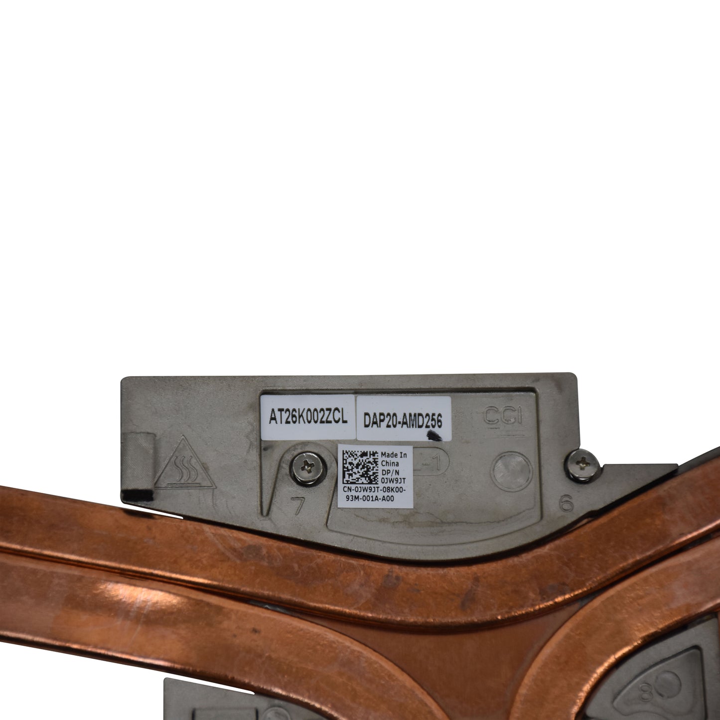 Dell Precision 7730 CPU Heatsink Fan Assembly for AMD Radeon Pro WX 7100 JW9JT