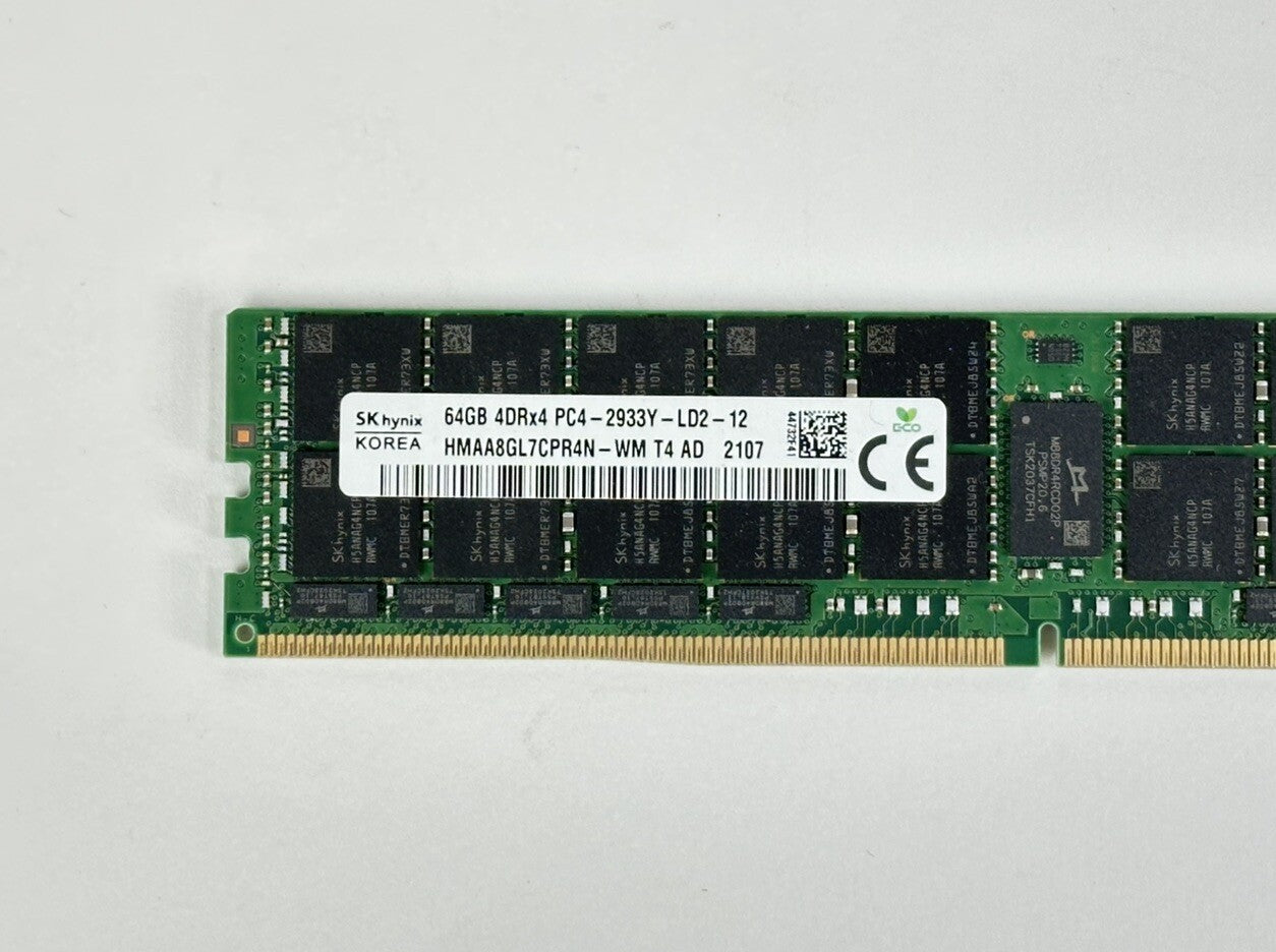 HPE 1x 64GB 4DRx4 PC4-2933Y-L ECC LRDIMM DDR4 RAM Memory SK Hynix 840759-791 (NOT FOR HOME PC)