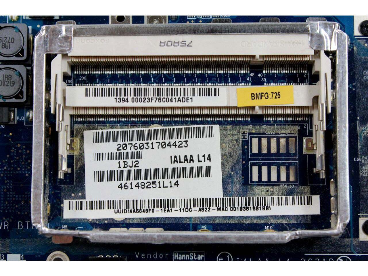 Toshiba Satellite A215 AMD M690V chipset DDR2 SDRAM Motherboard K000053710