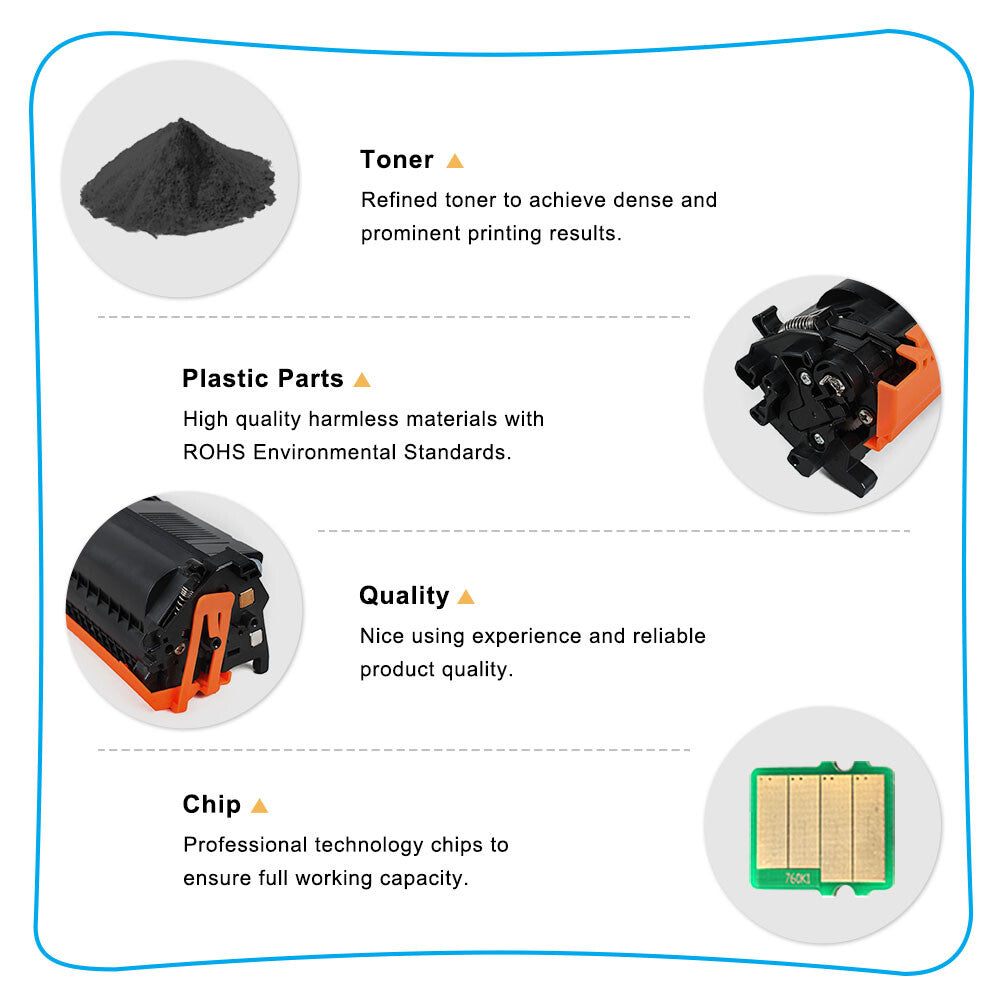 4x CF230A Toner Cartridge compatible with HP CF230A LaserJet M203d M203dn M203dw