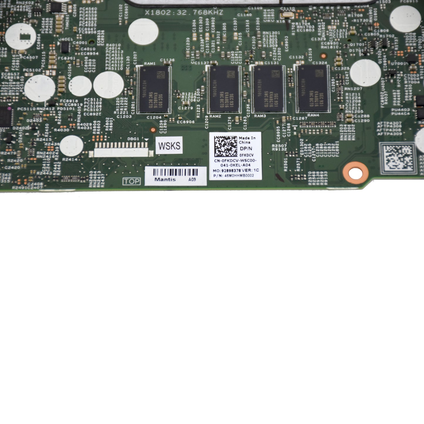 Dell Vostro 5490 5590 Motherboard Core i5-10210U 4GB RAM NVIDIA MX230 FKDCV