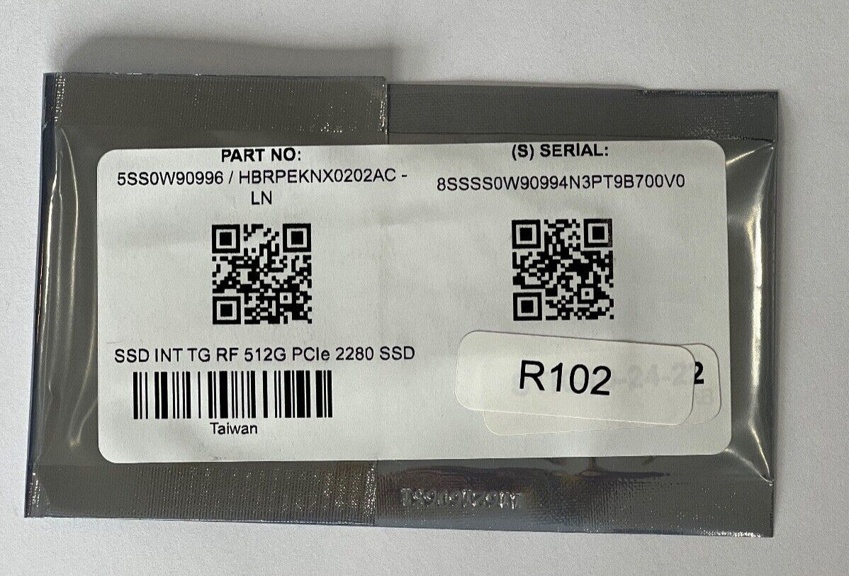 HBRPEKNX0202AC LENOVO SSS0W90994 SSD 512GB YOGA C740-15IML 81TD (CA210)