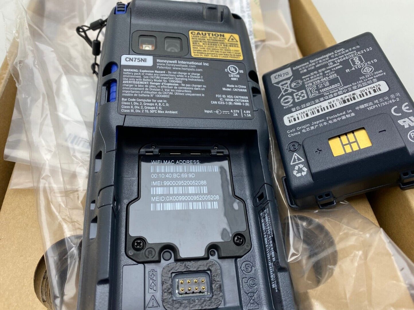 Honeywell CN75EN7KCF2A6110 Mobile Computer