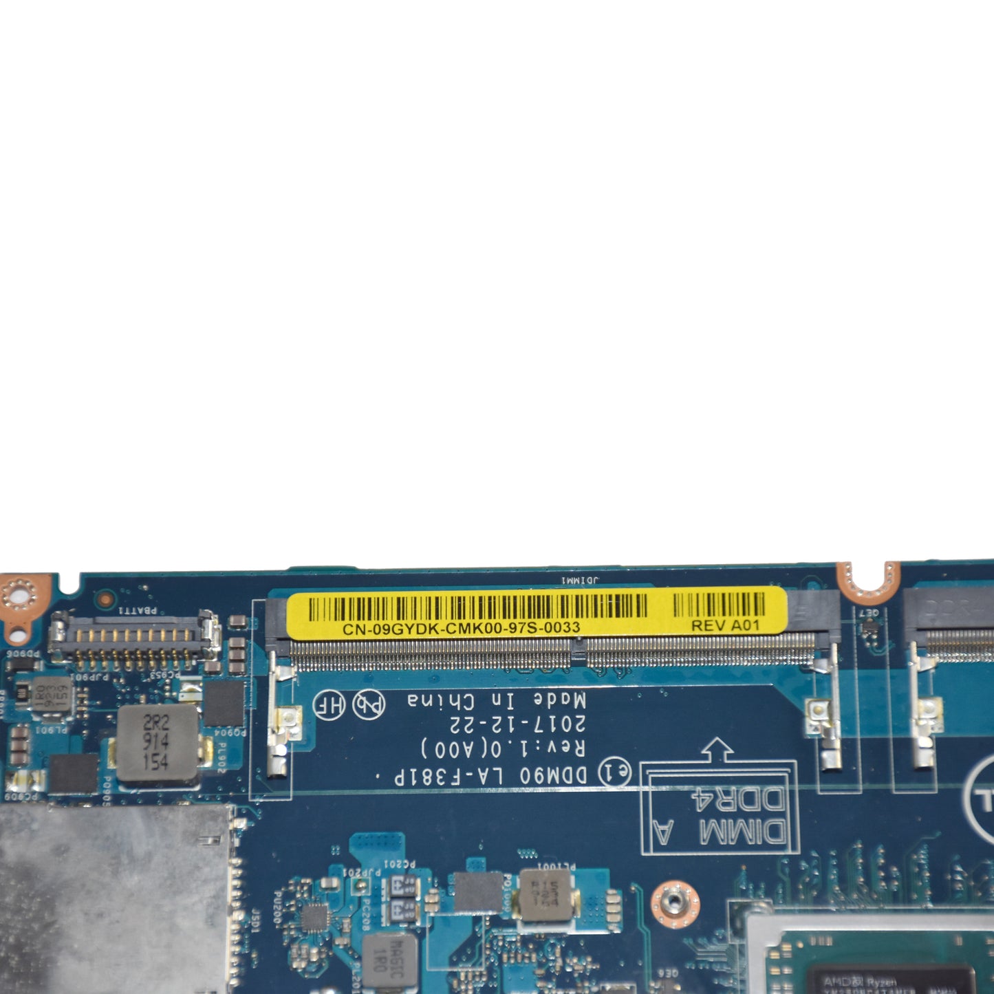 Dell Latitude 5495 Motherboard AMD Ryzen 5 Pro 2500U 2GHz Quad-Core DDR4 - 9GYDK