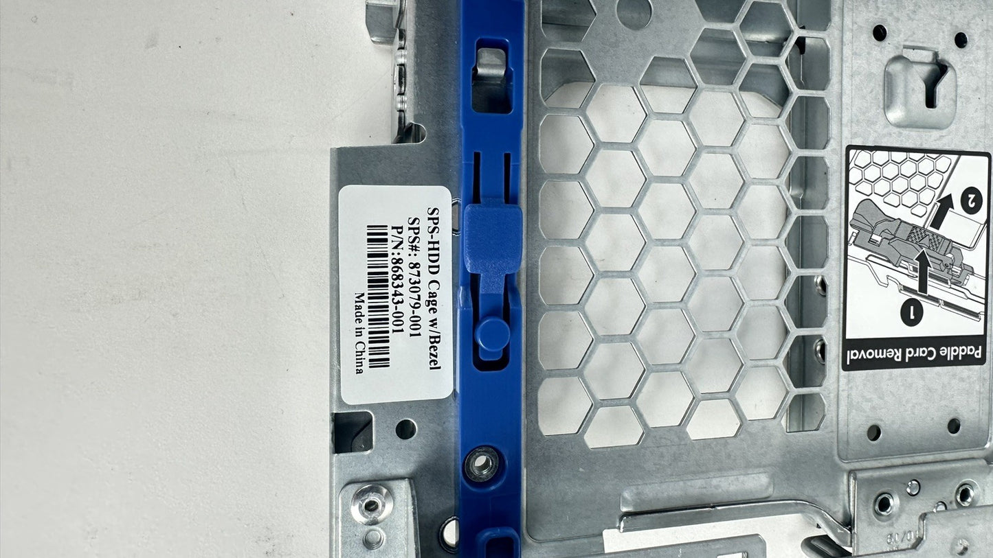 HPE Synergy SY 660 480 Gen10&Plus Drive Cage Assembly 868343-001 873079-001 G10