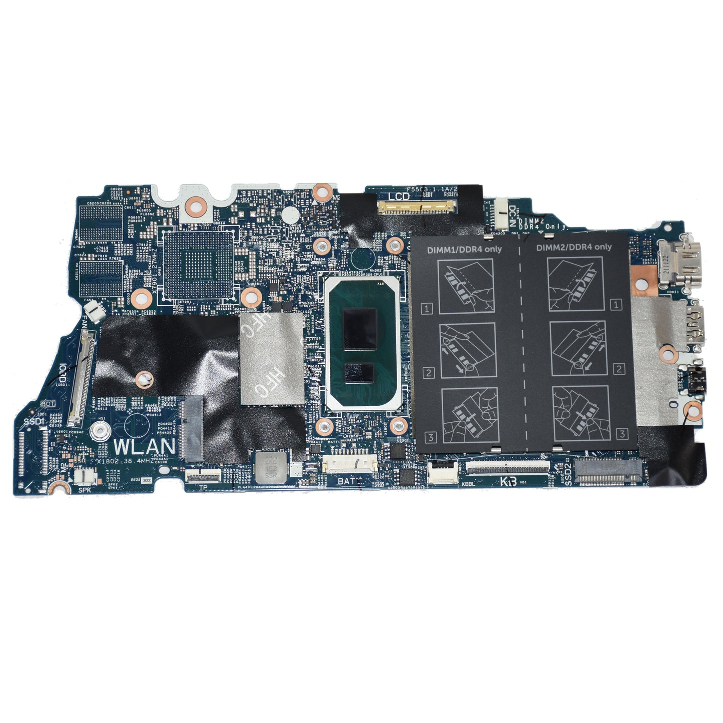 Dell Inspiron 5406 7506 2-in-1 Motherboard Core i3-115G4 3.0GHz Dual-Core 3NRG2