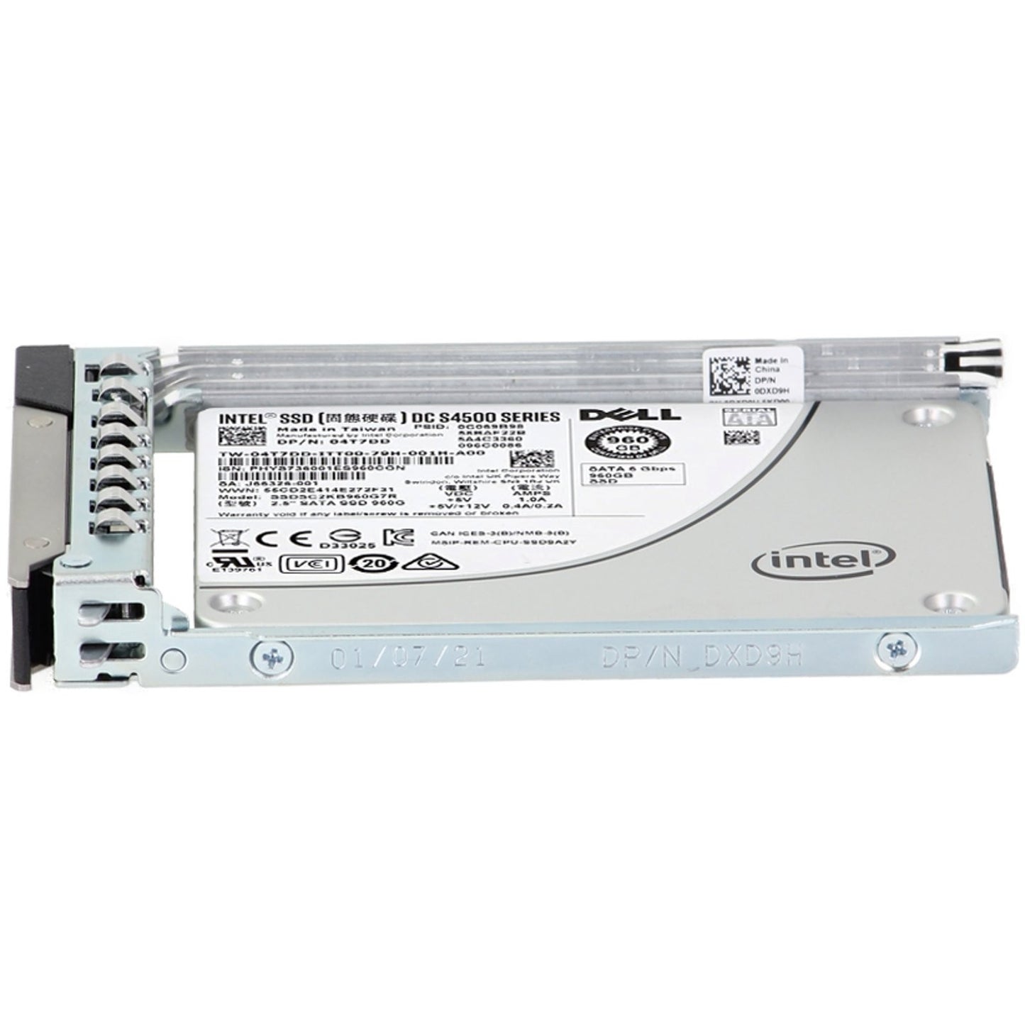 Dell 960GB 6Gbps SATA RI TLC 2.5 SSD S4500 CPO (4T7DD) -CO3
