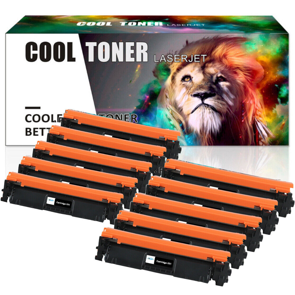 10PK CRG-051 Black Toner Cartridge for Canon imageCLASS LBP162dw MF269dw MF264dw