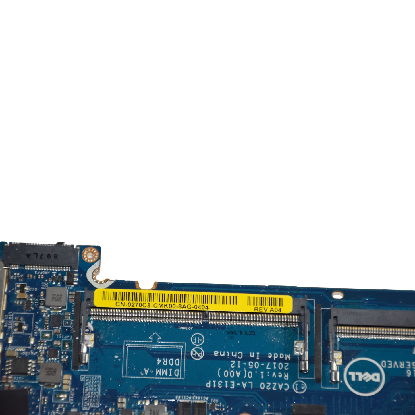 Dell Latitude 7480 Motherboard Intel i7-6650U 2.2GHz DDR4 LA-E131P 270C8