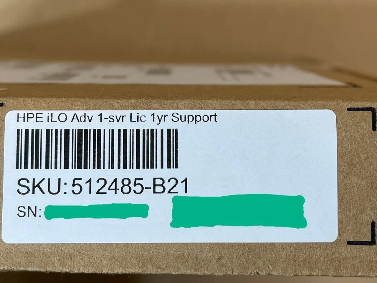 HPE iLO Advanced Paper License iLO5 w/ 1 Year Support on Licensed Features