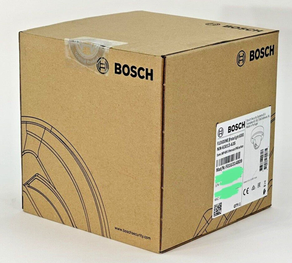 Lot of 4 Bosch NIN-63013-A3S IP 6000 VR Dome 1MP HDR 3-9mm auto IP66 Starlight