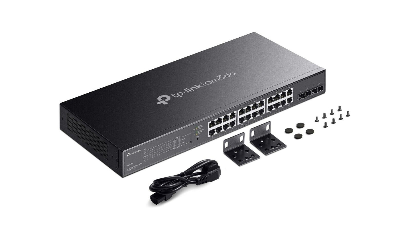 TP-Link SG2428P | Omada 28-Port Gigabit Smart Managed Switch | 24* PoE+ | 2* SFP