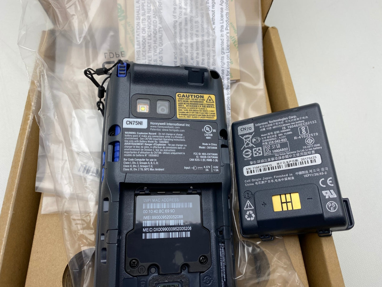 Honeywell CN75EN7KCF2A6110 Mobile Computer