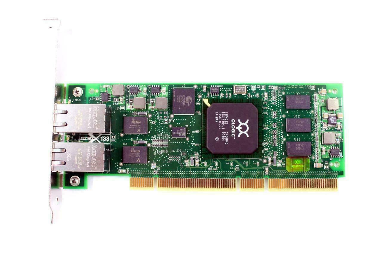 Lot of 5 QLE4062C-T-DEL-SP ISCSI C9C50 iSCSI PCIe Dual Port HBA Host Bus Adapter