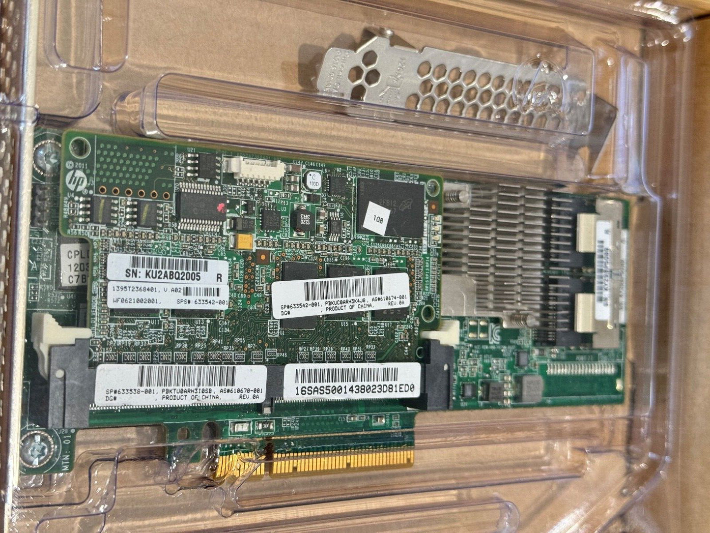 HP Smart Array 633538-001 P420 6Gbps SAS RAID Controller w/ Cache Both Brackets (NOT FOR HOME PC)