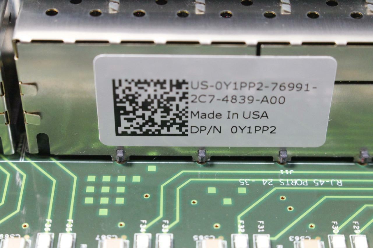 Dell LC-CB-GE-48V 48-Port 1000B-T Line Card Y1PP2 E48VB 48Port E/FE/GE/PoE CB