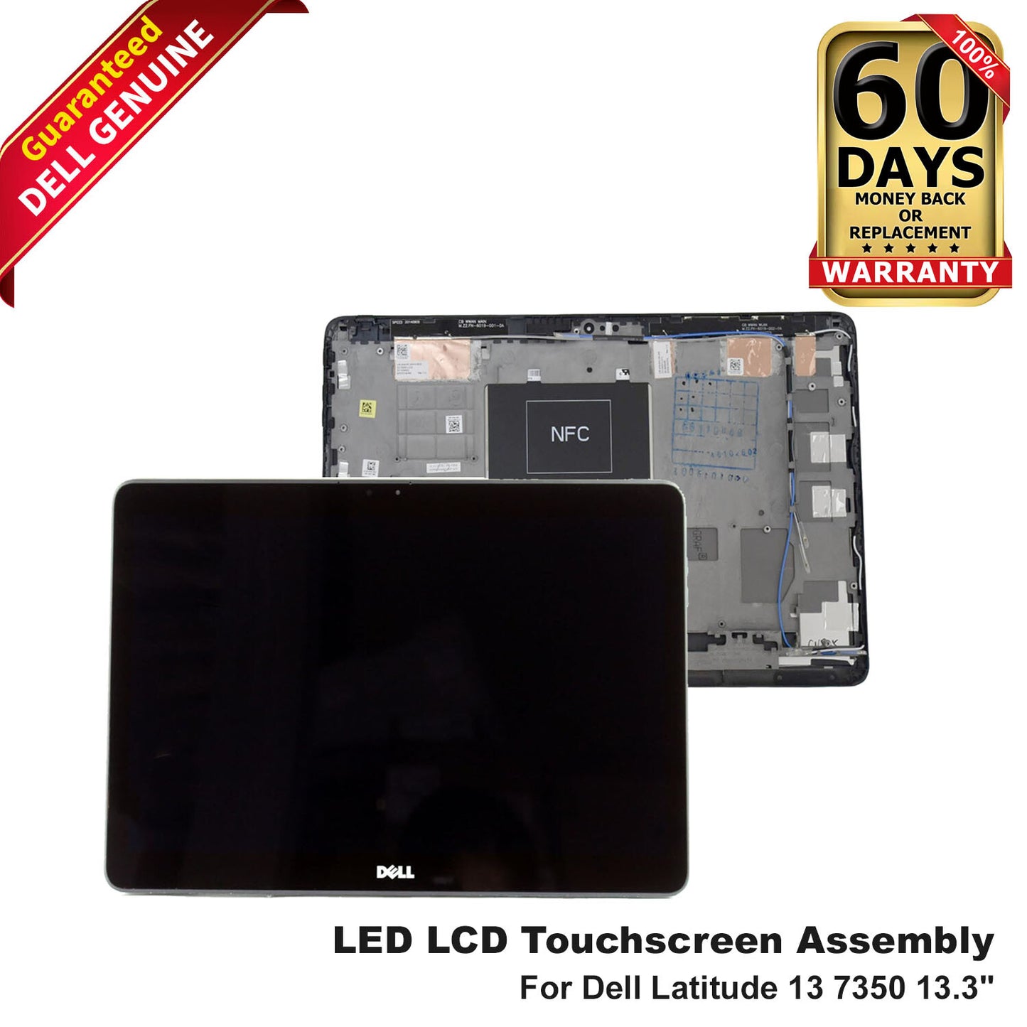 Dell Latitude 7350 13.3? FHD Touch Screen LCD Display Assembly JXR2F T1YC4