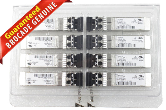 8-Pack Brocade 57-1000117-01 8Gb-SW MMF 850nm LC 150m SFP+ Transceiver XBR-00164