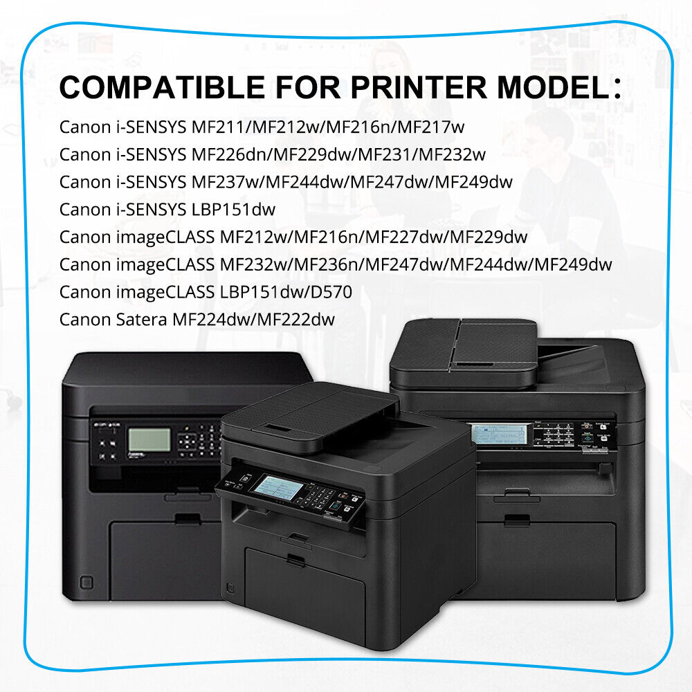 4 PK CRG 137 For Canon 137 Toner Cartridge ImageClass MF232w MF236n D570 MF244dw