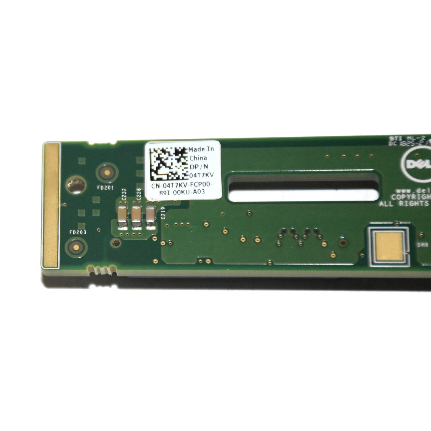 DELL PowerEdge R730XD Server 4-Bay 3.5" LFF Hard Drive Backplane - 4T7KV