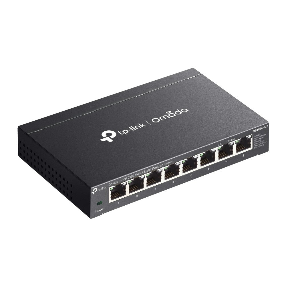 TP-Link DS108G-M2 | Omada 8-Port 2.5Gbps Multi-Gigabit Unmanaged Desktop Switch