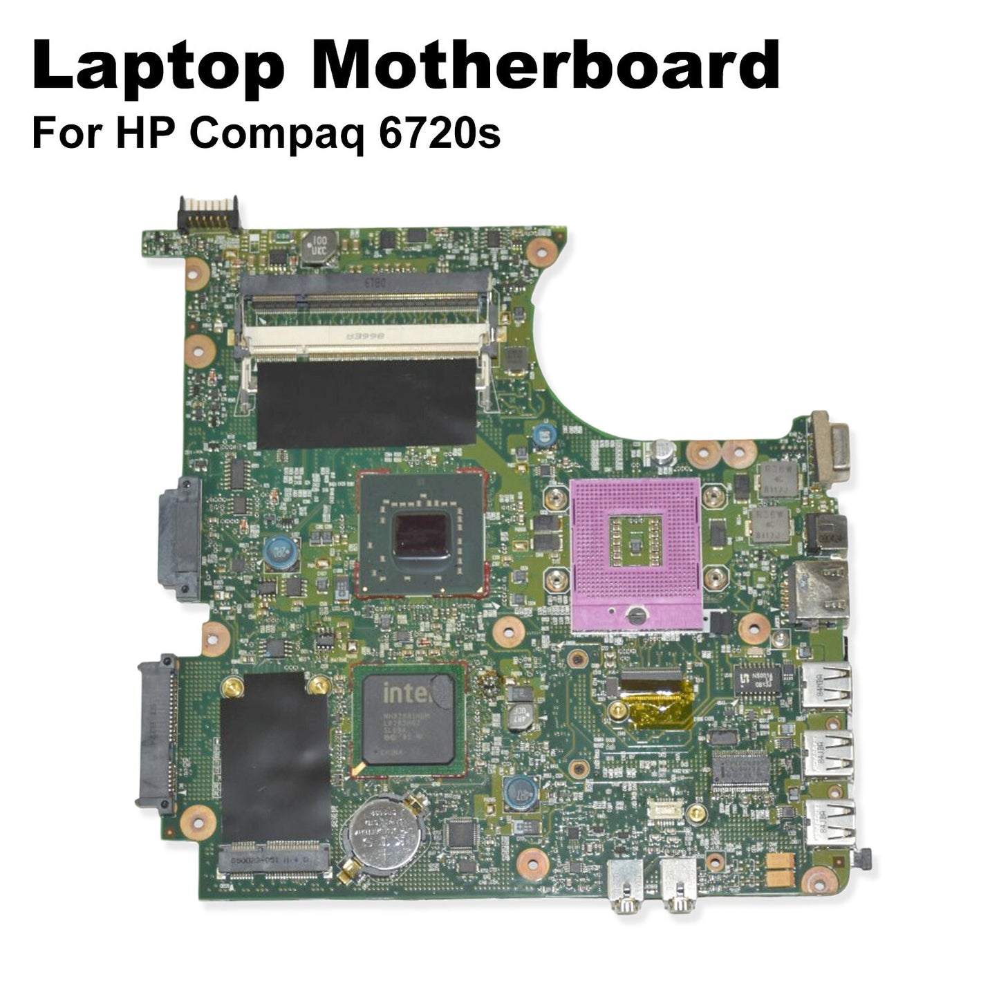 Genuine HP Compaq 6520s 6720s DDR2 SDRAM Intel Laptop Motherboard 456608-001