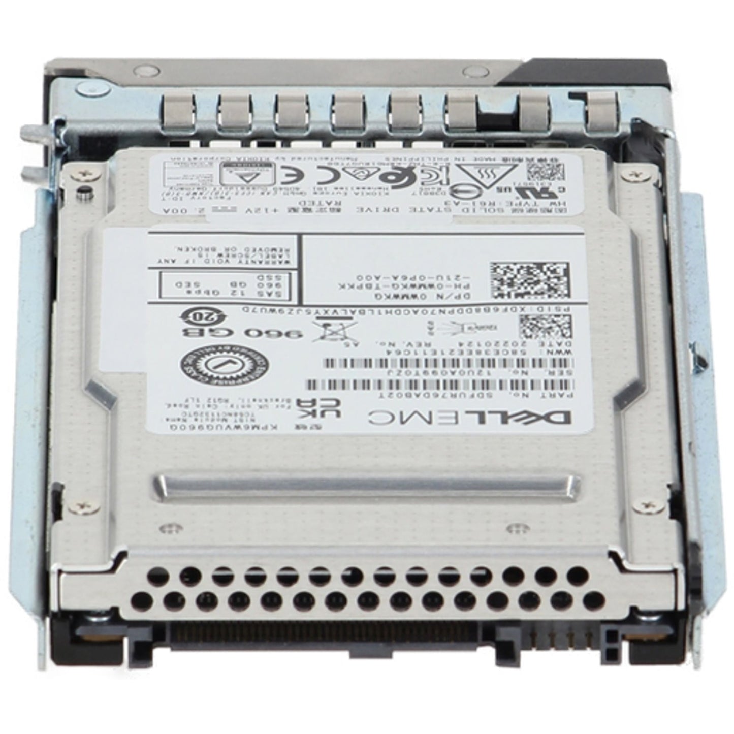 Dell 960GB 12/24Gbps SAS MU TLC SED FIPS 2.5 SSD KPM6WVUG960G CPO (WMWKG) -R (NOT FOR HOME PC)