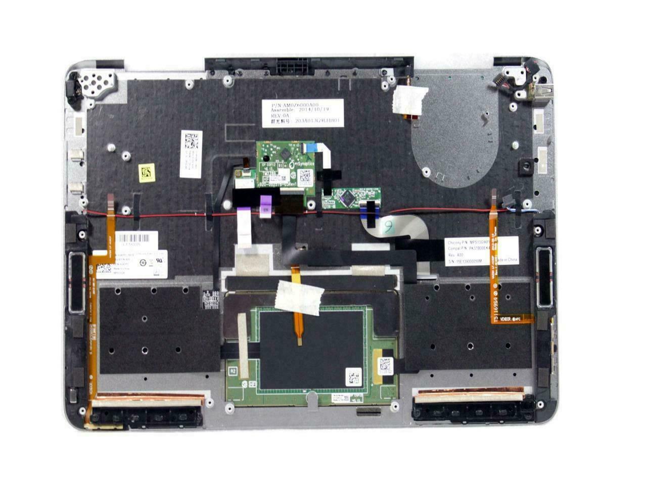 LOT x 5 Dell XPS 11 Ultrabook 11.6" Palmrest Keyboard TouchPad Black 38DVD P5D8R