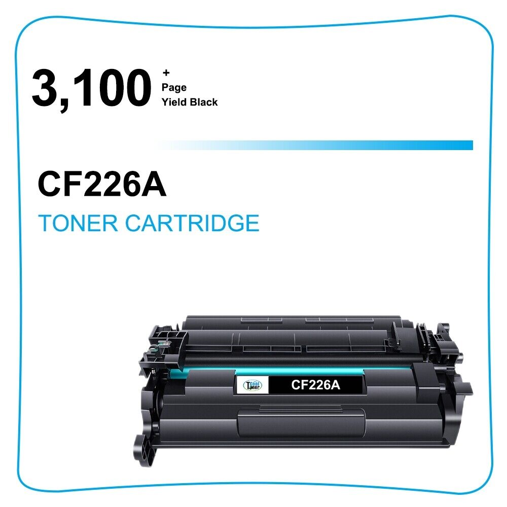 10 Pack CF226A Toner Cartridge Compatible For HP 26A Laserjet Pro M402dn M426fdw