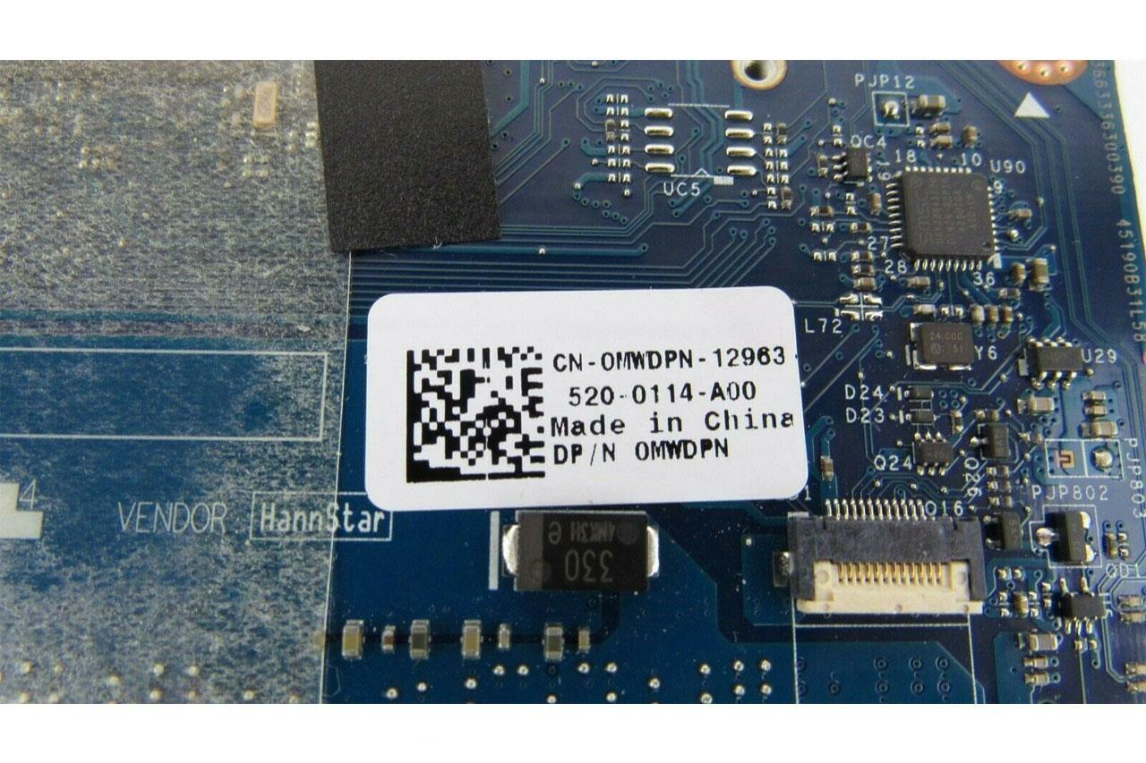 Dell Latitude E5540 Laptop Motherboard i7-4600U nVIDIA GT750M MWDPN LA-A101P