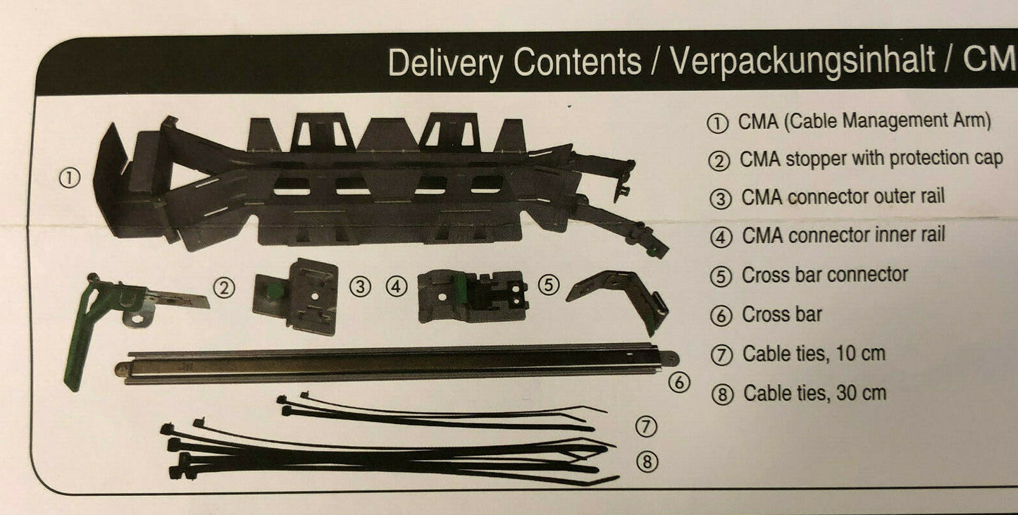 Fujitsu Cable Management Arm CMA-2U Mounting Kit 19 inch A3C40124949