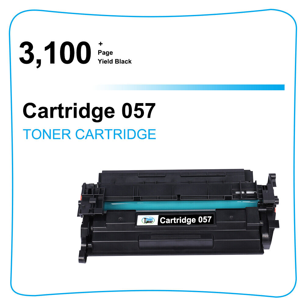 3 Pack Toner Compatible for Canon 057 ImageCLASS LBP226dw MF445 MF448dw MF449dw