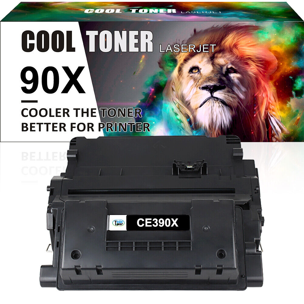 2 High Yield CE390X Toner Compatible with HP 90X LaserJet M4555h 600 M602n M603n