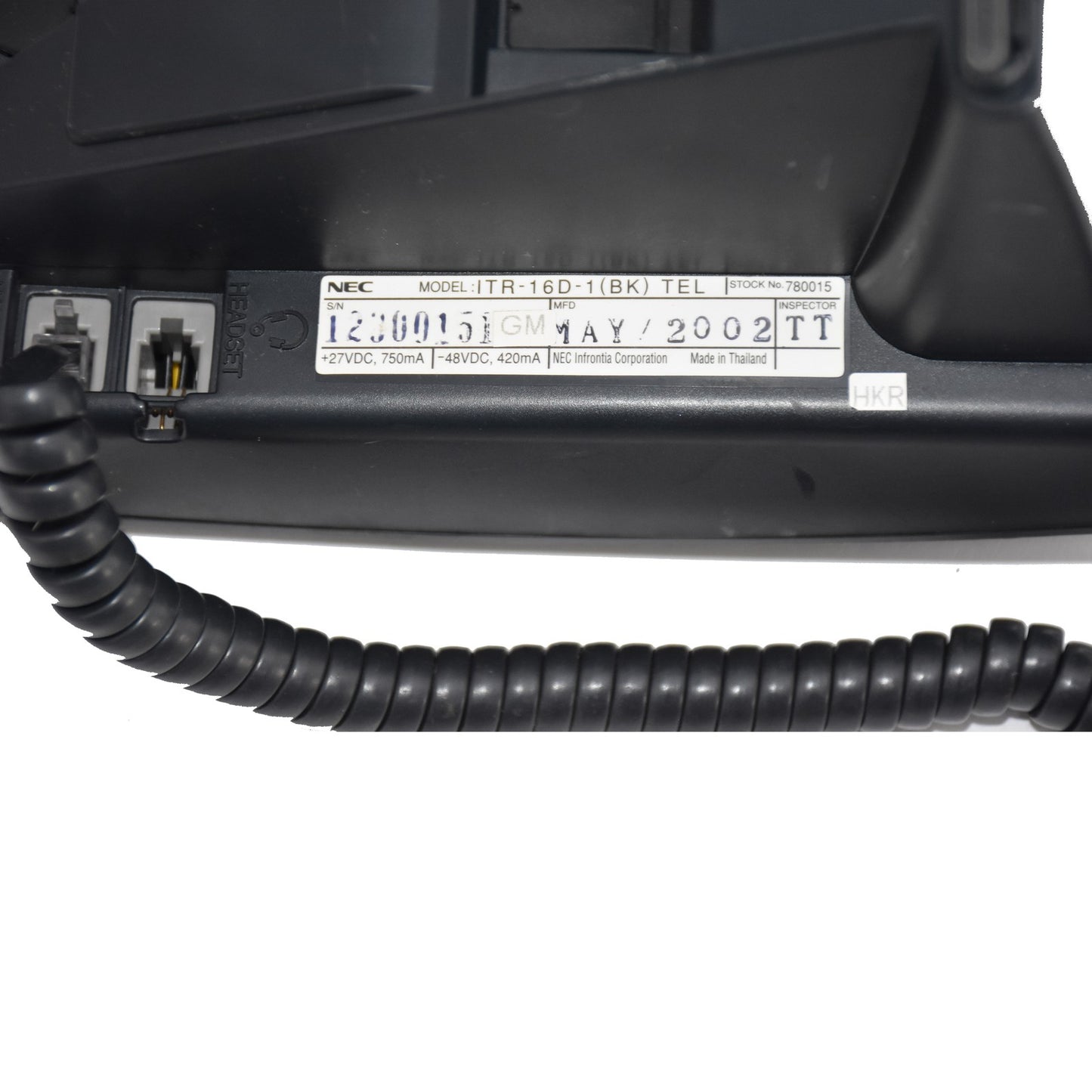 NEC ITR 16D-1 Black IP Display Phone 16-Line Speakerphone w/ LCD & Headset Jack