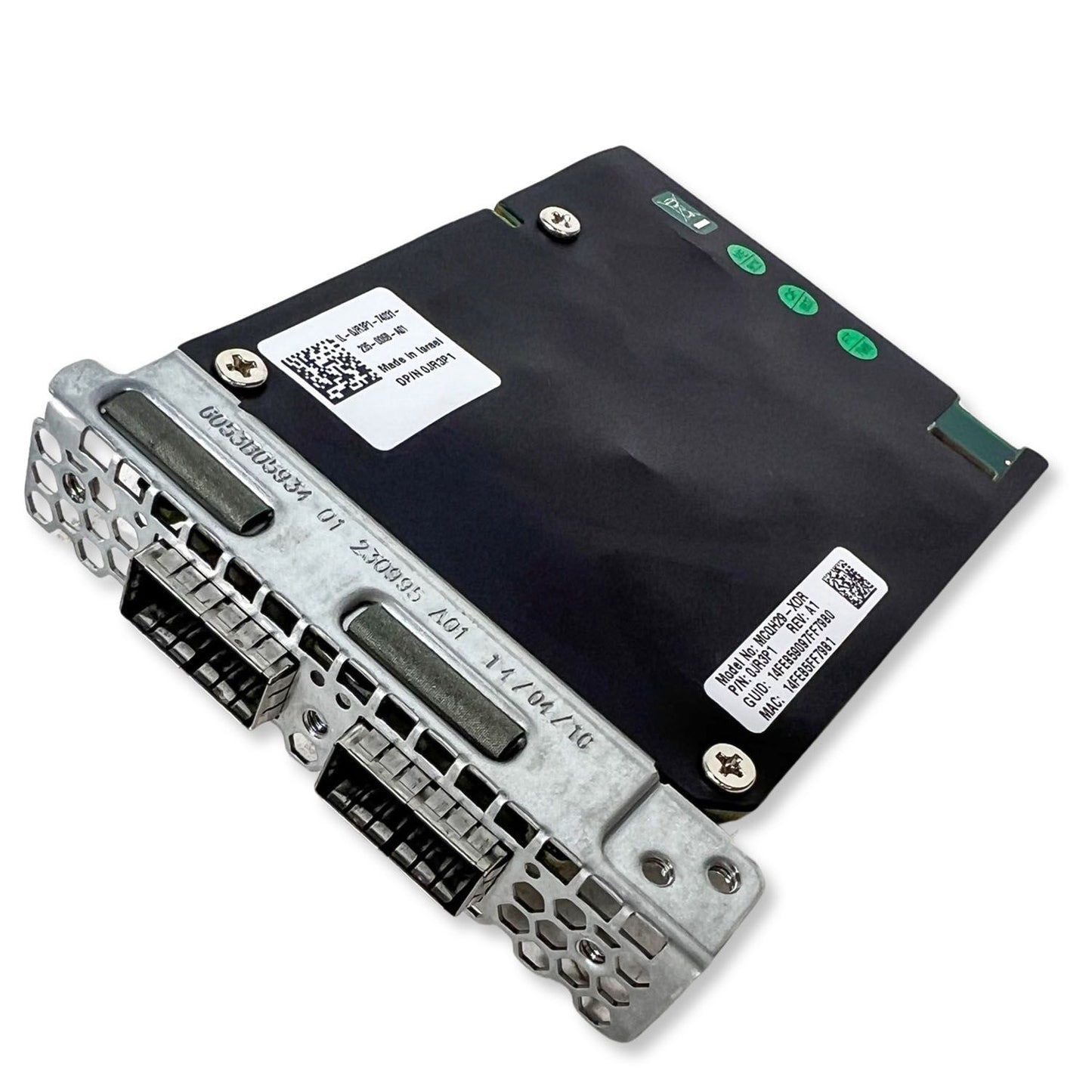 Dell Mellanox ConnectX-2 MCQH29-XDR Dual-Port 40GbE QSFP+ Infiniband HBA JR3P1