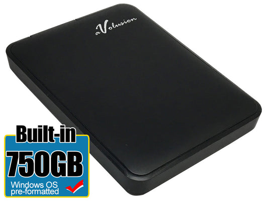 New Avolusion 750GB USB 3.0 External Hard Drive (WindowsOS NTFS Pre-Formatted)