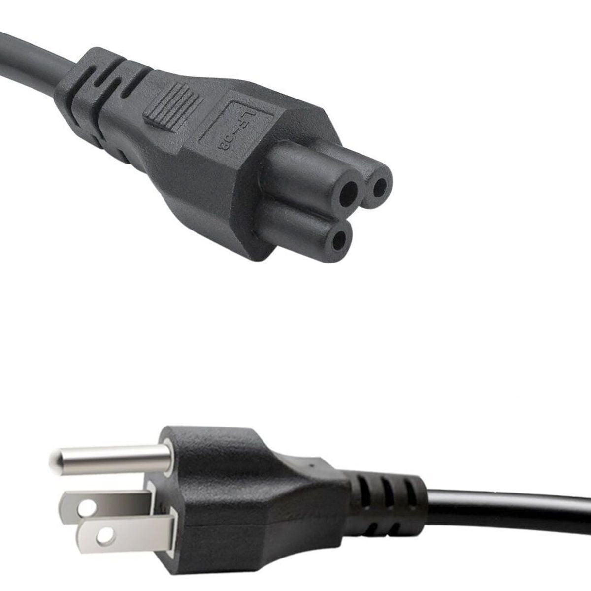 Lot X 10 Dell mickey-mouse 3-PRONG AC Power cord cable plug PA-3E PA-2E 2JVNJ