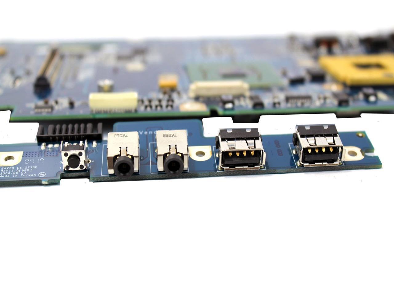 Dell XPS M2010 Intel 945PM DDR2 2 Slots Laptop Motherboard CG571 0CG571