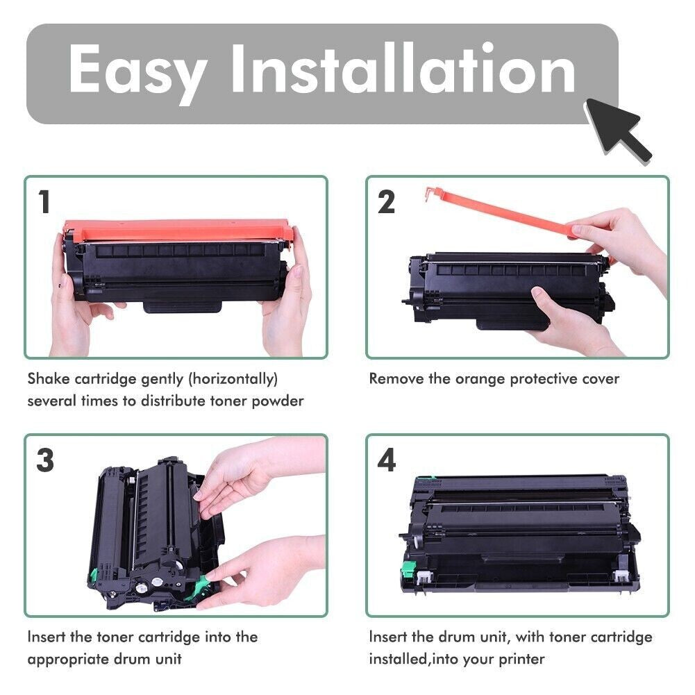 4x Toner Compatible with HP 48A CF248A LaserJet Pro M15w M16a MFP M28w M29w M28a