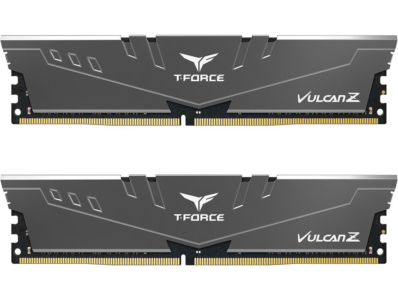 Team T-FORCE VULCAN Z 16GB (2 x 8GB) DDR4 3200 (PC4 25600) Intel XMP 2.0 Deskto