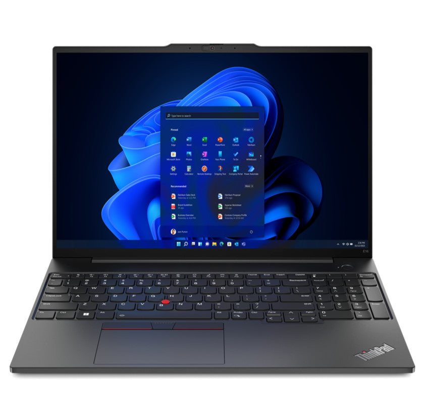 New Lenovo ThinkPad E16 Gen 1 16" WUXGA i7-1355U 16GB 512GB SSD Cam FPR Win10Pro