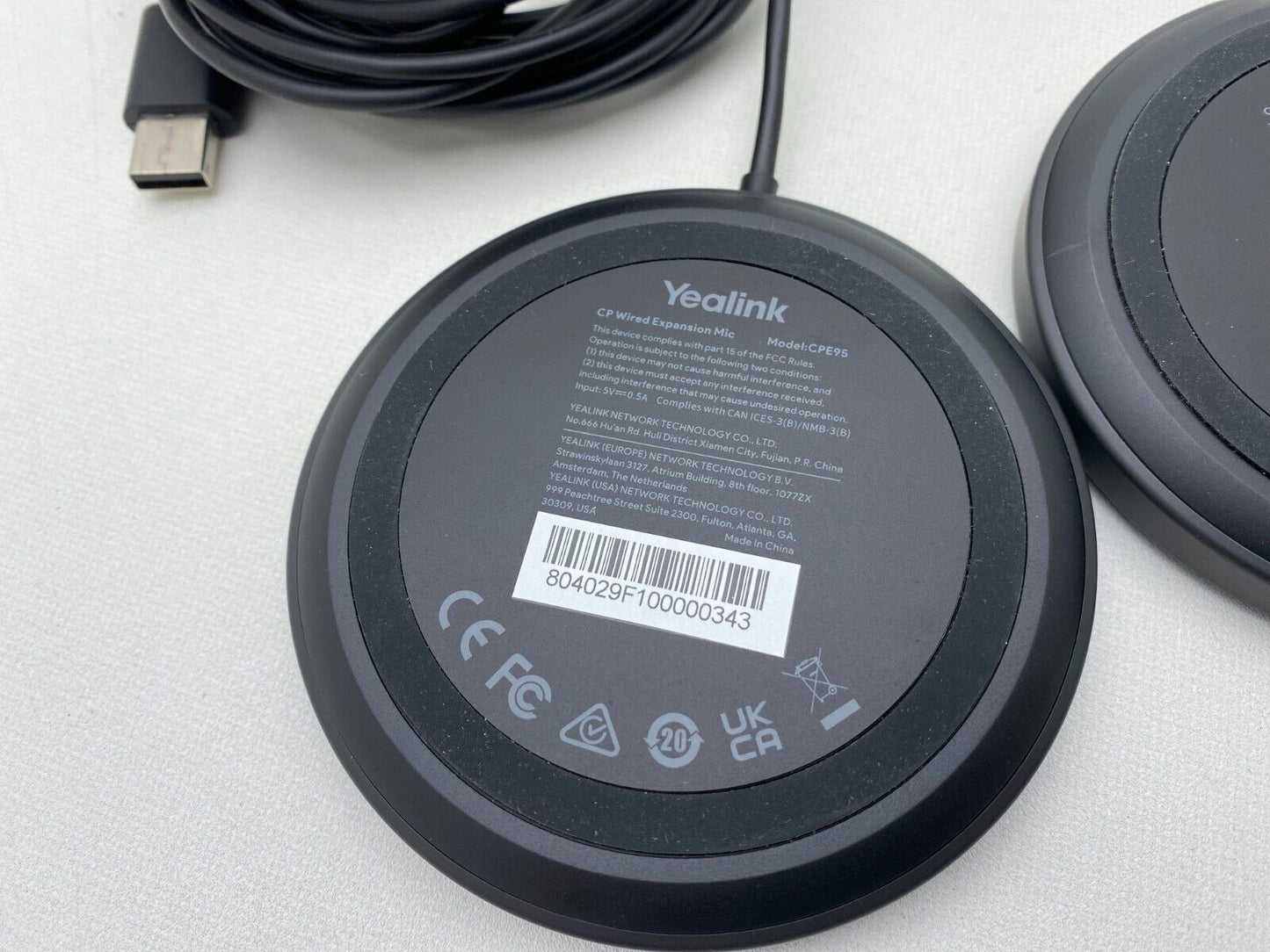 Yealink CP Wired Expansion Microphone for CP965 Flagship HD IP Conference Phone