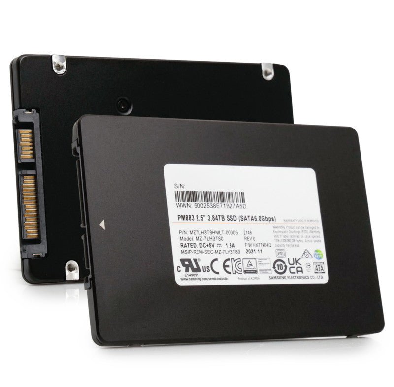 Samsung PM883 3.84TB SATA 6Gb/s 2.5" Enterprise SSD - MZ7LH3T8HMLT