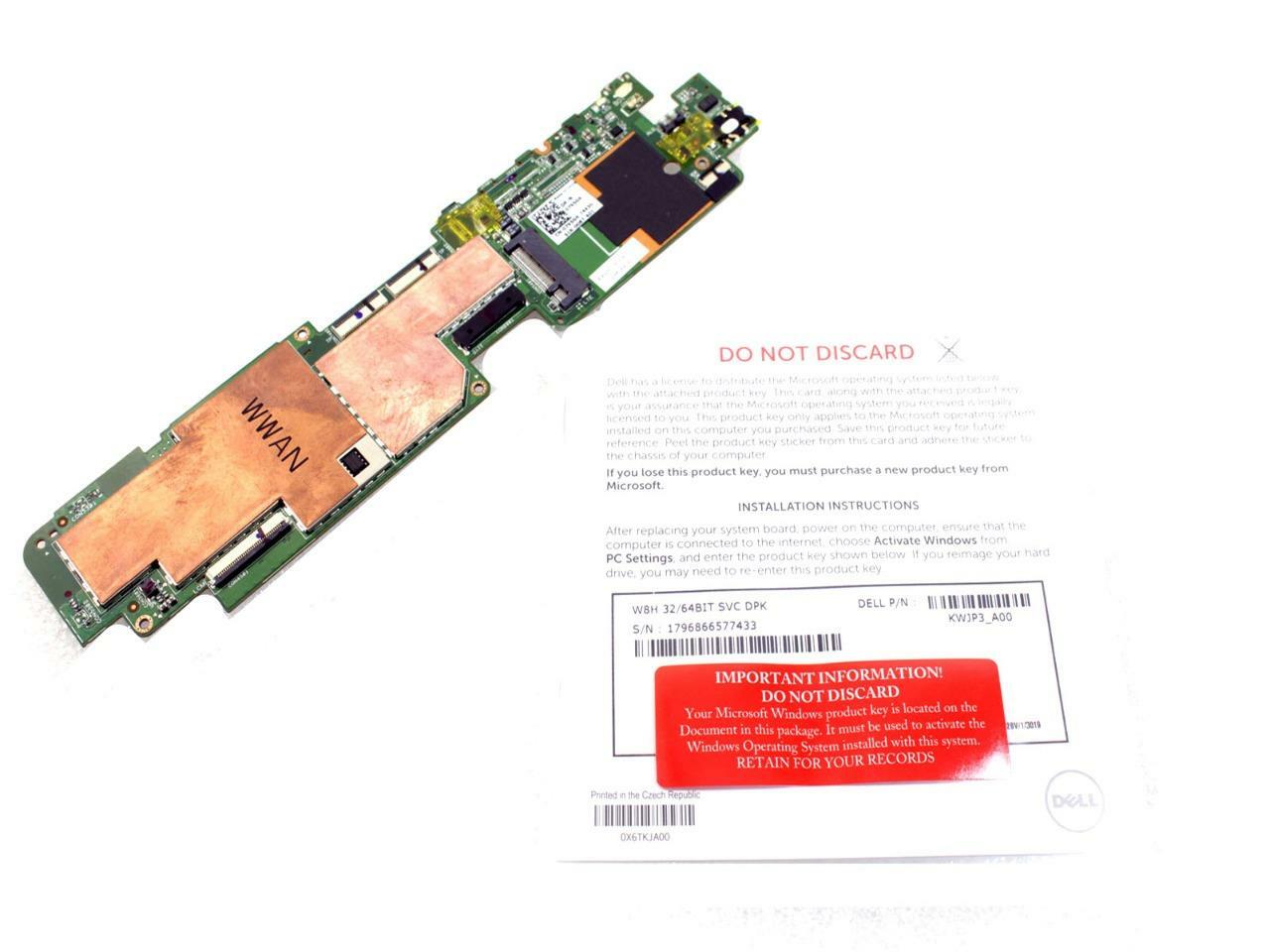 Dell Venue 8 Pro 5830 Tablet Motherboard Intel Atom Z3745D 1.3Ghz 64GB 795G6