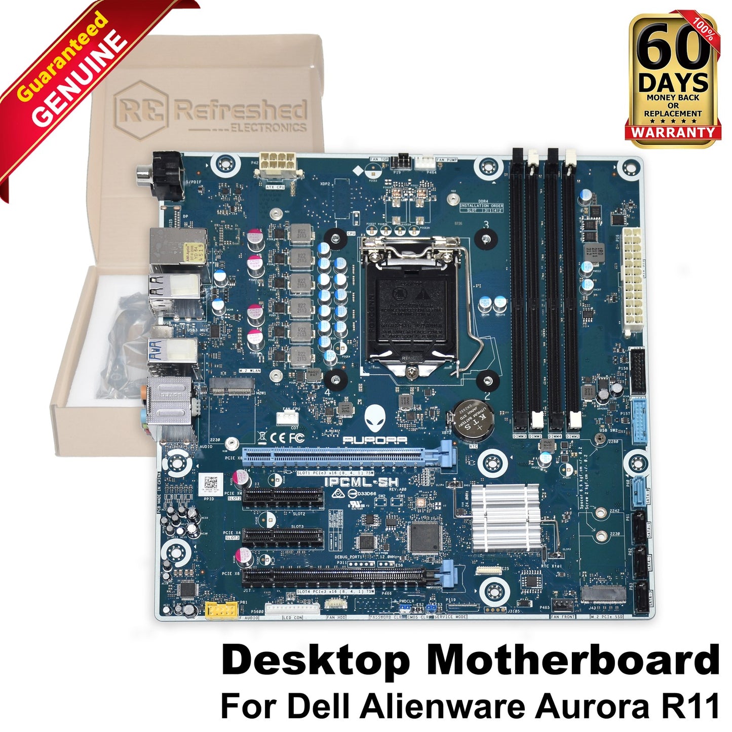Dell Alienware Aurora R11 R12 Motherboard Chipset Z490 LGA1200 N43JM IPCML-SH