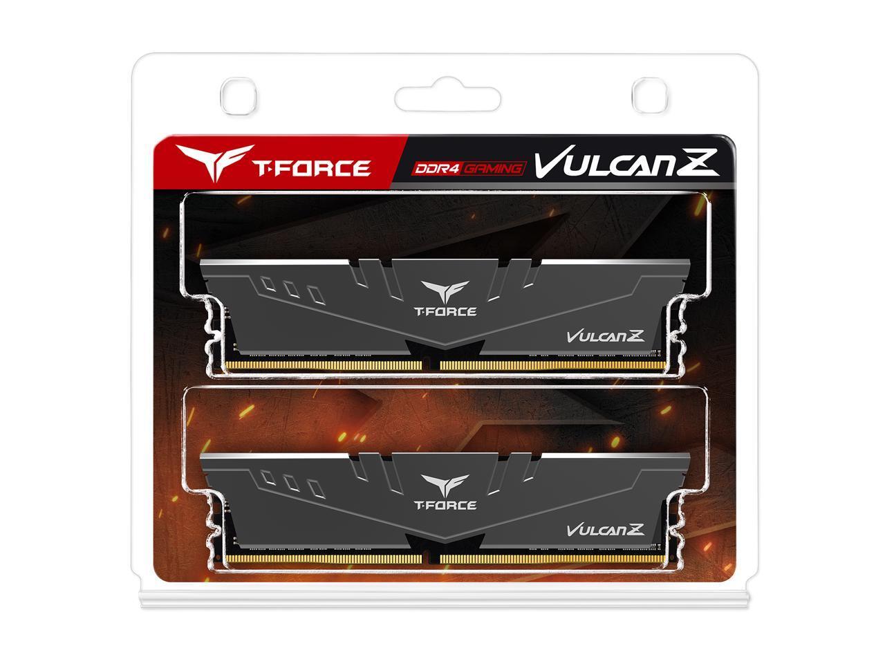 Team T-FORCE VULCAN Z 16GB (2 x 8GB) DDR4 3600 (PC4 28800) Intel XMP 2.0 Deskto