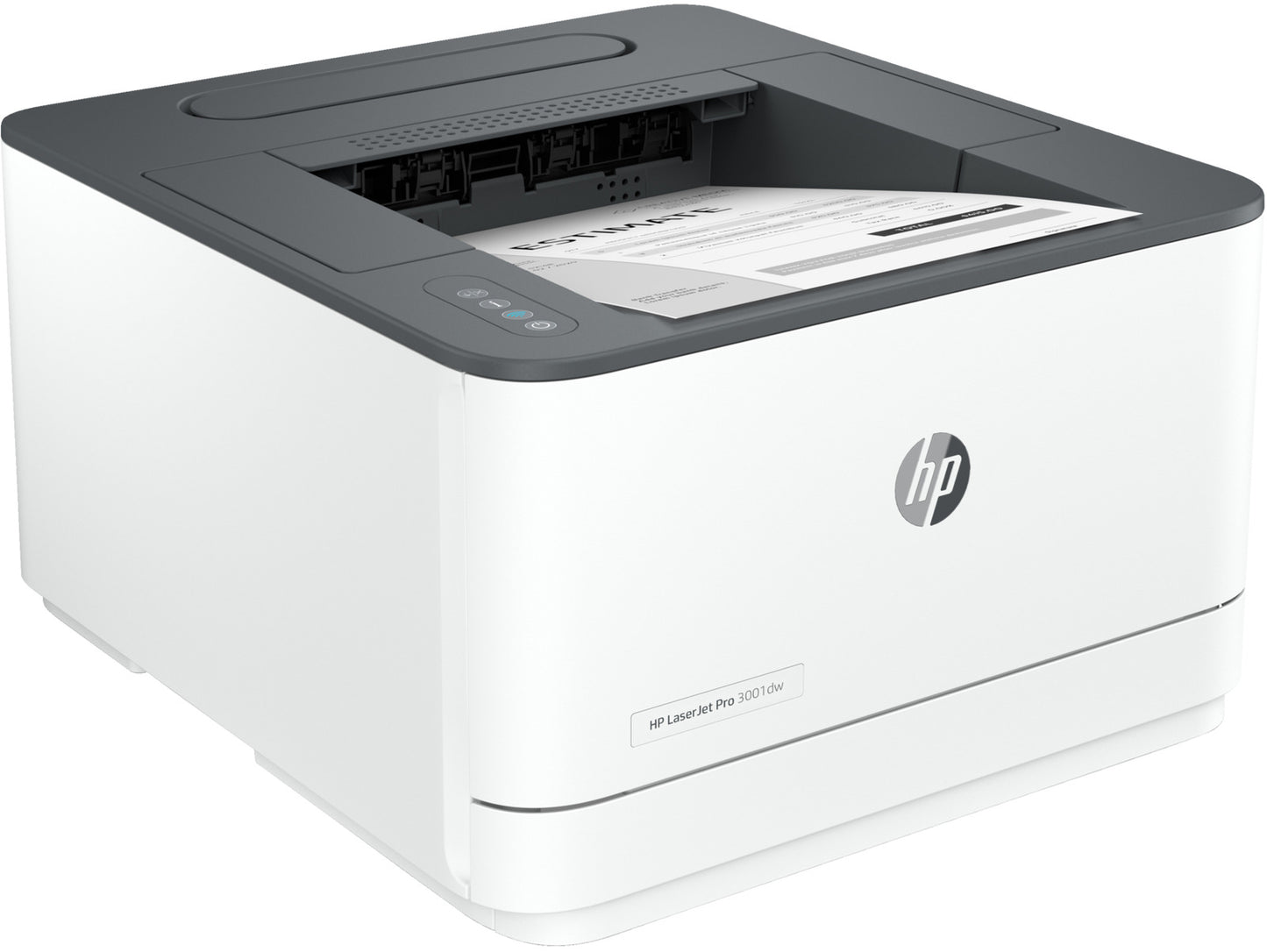 HP LaserJet Pro 3001dw Laser Printer, Black And White Mobile Print Up to 50,000